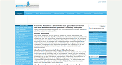 Desktop Screenshot of gesuender-abnehmen.com